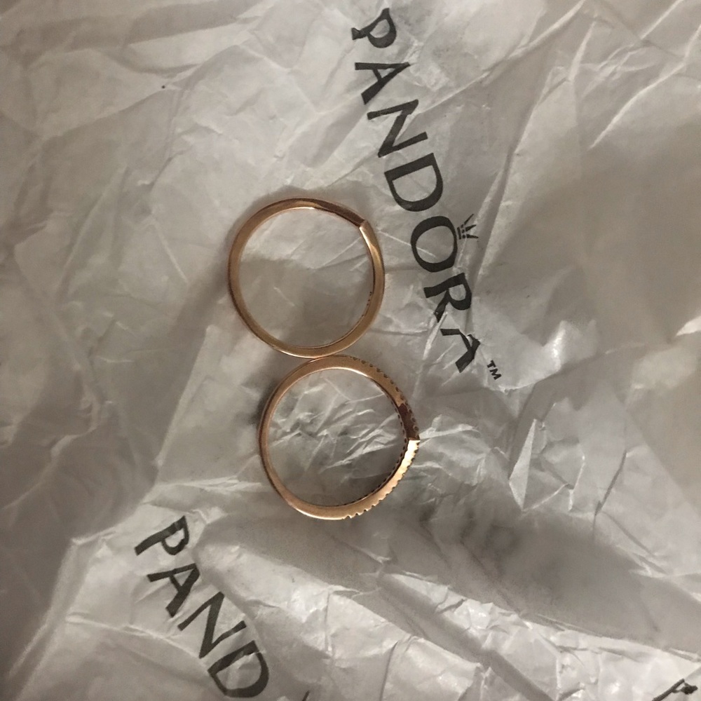FINAL DROP Pandora RoseGold Shimmering Wish Ring 9 - Picture 4 of 8